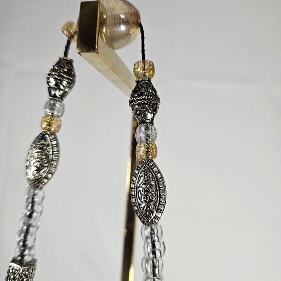 Vintage Handmade Cigar Box Purse with Beaded Strap Horse & Carriage Design - Picture 4 of 9